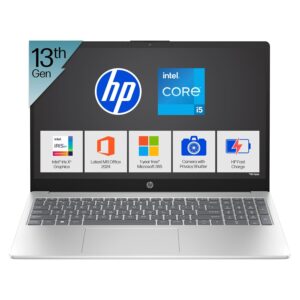 HP 15, 13th Gen Intel Core i5-1334U Laptop (12GB DDR4,512GB SSD) Anti-Glare,Micro-Edge,15.6''/39.6cm, FHD
