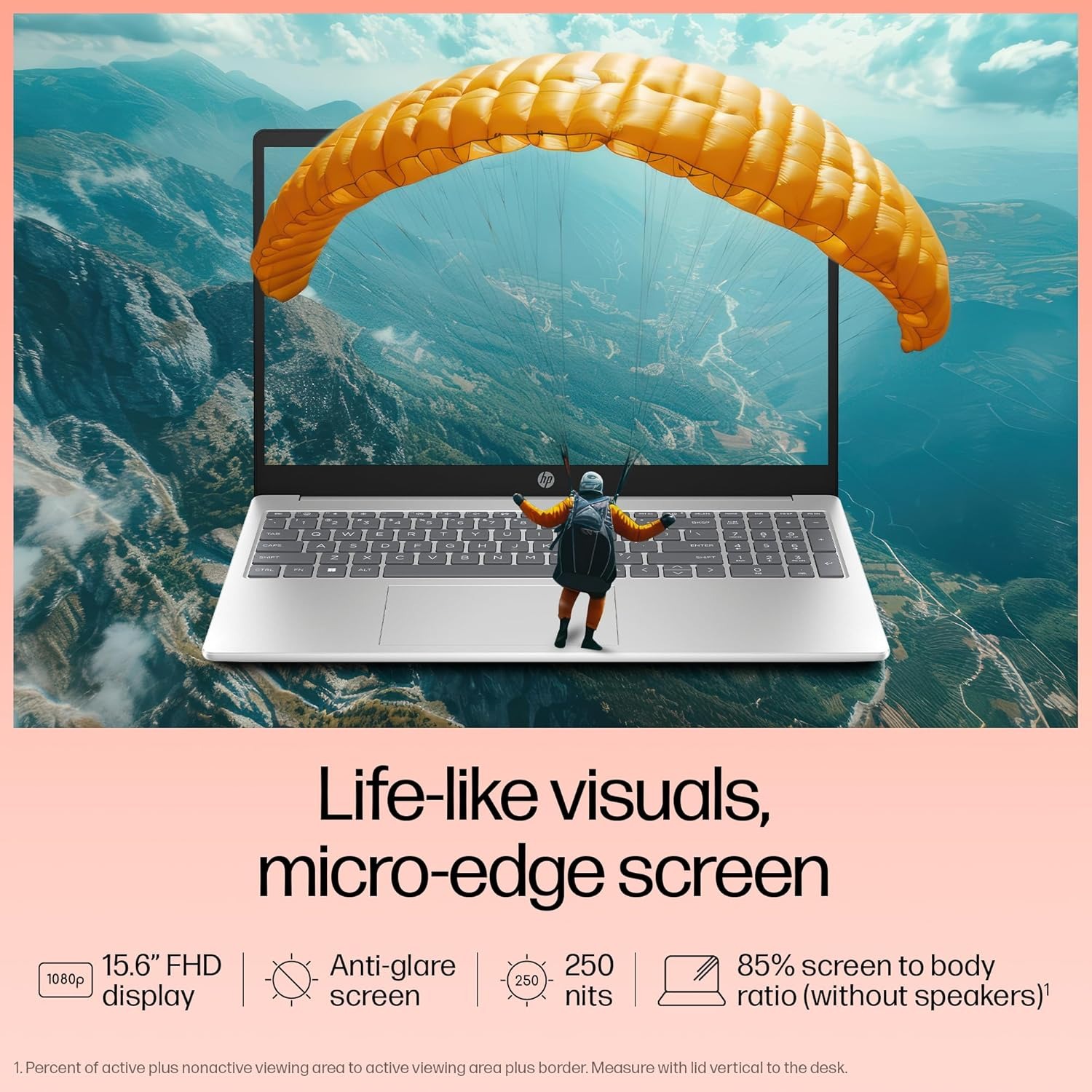 HP 15, 13th Gen Intel Core i5-1334U Laptop (12GB DDR4,512GB SSD) Anti-Glare,Micro-Edge,15.6''/39.6cm, FHD - Image 3