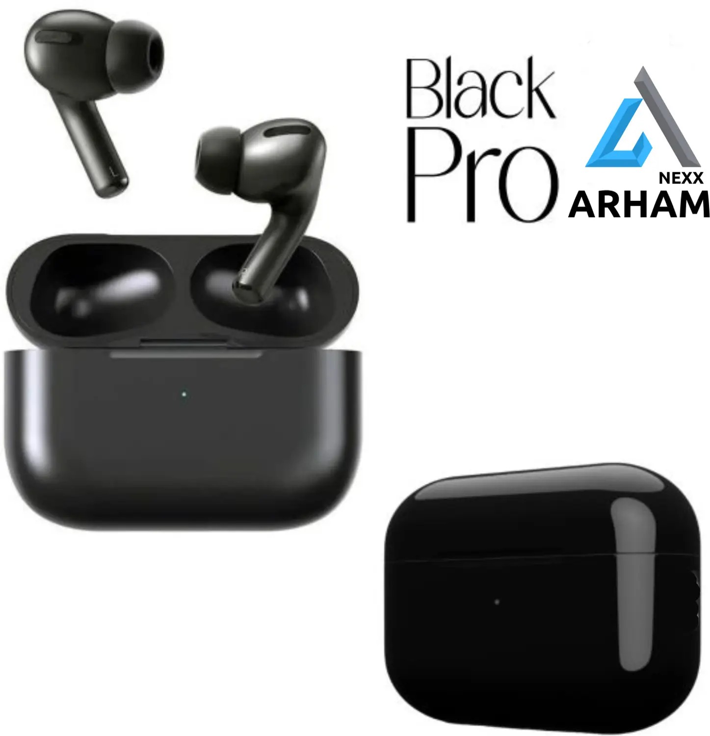 NEXX ARHAM TWS BLUETOOTH HEADSET WIRELESS TWINS WITH GOOD BACKUP AND GOOD SOUND QUALITY Bluetooth (Black, In the Ear) - Image 2
